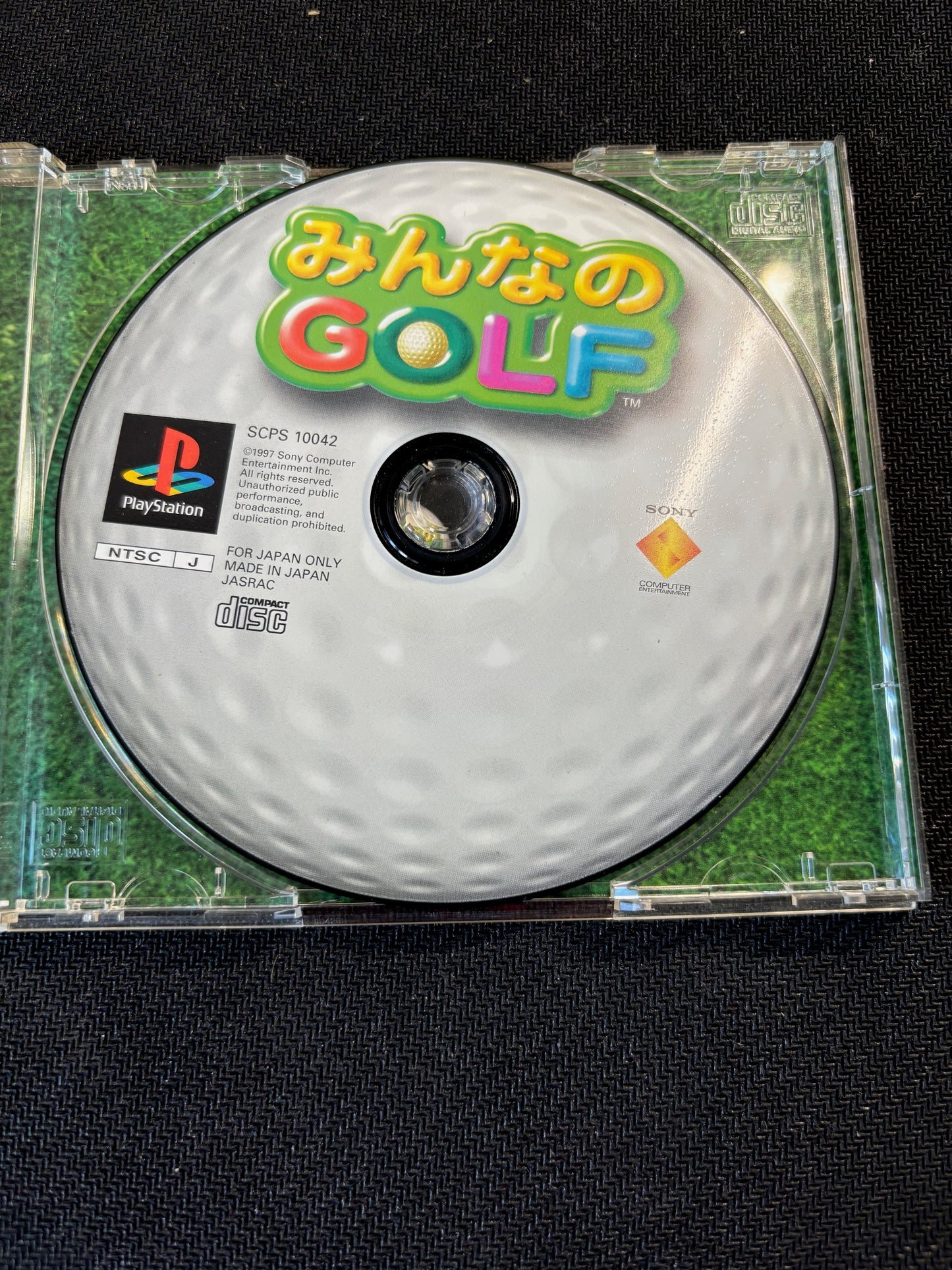 MINNA NO GOLF PS1 Game Japanese