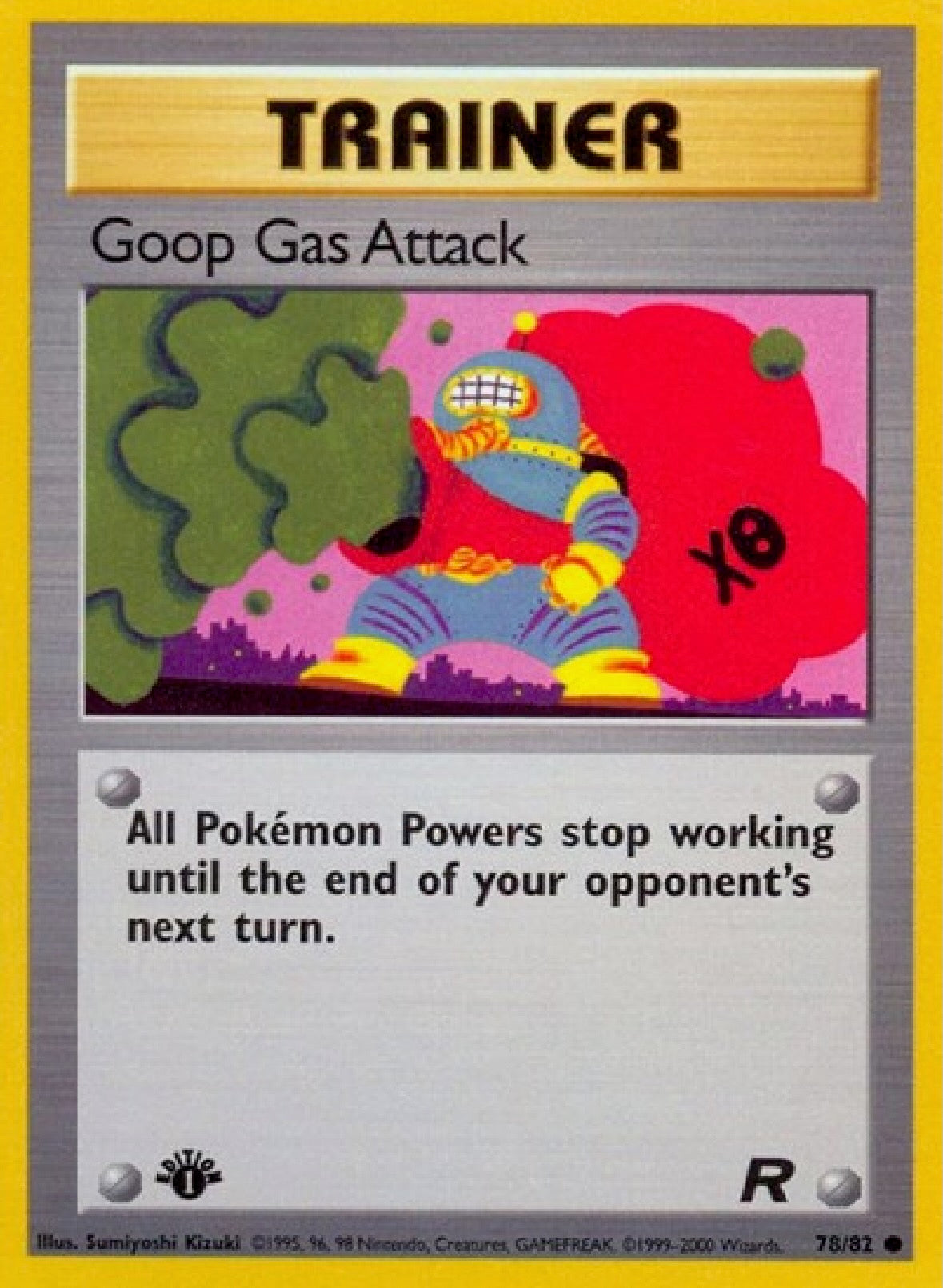 Goop Gas Attack 1st Edition 78/82 Team Rocket