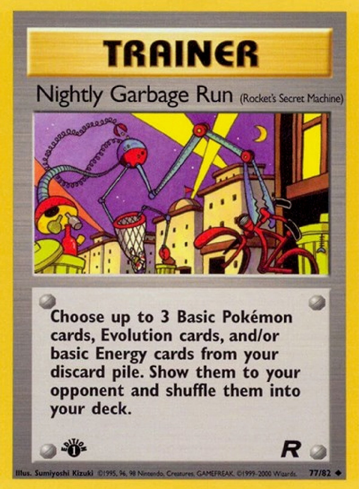 Nightly Garbage Run 1st Edition 78/82 Team Rocket