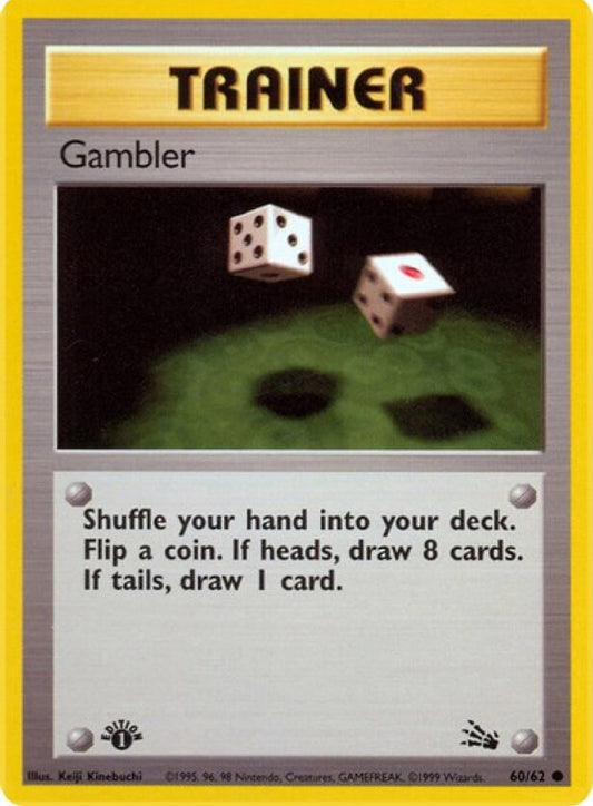 Gambler 1st Edition 60/62 Fossil