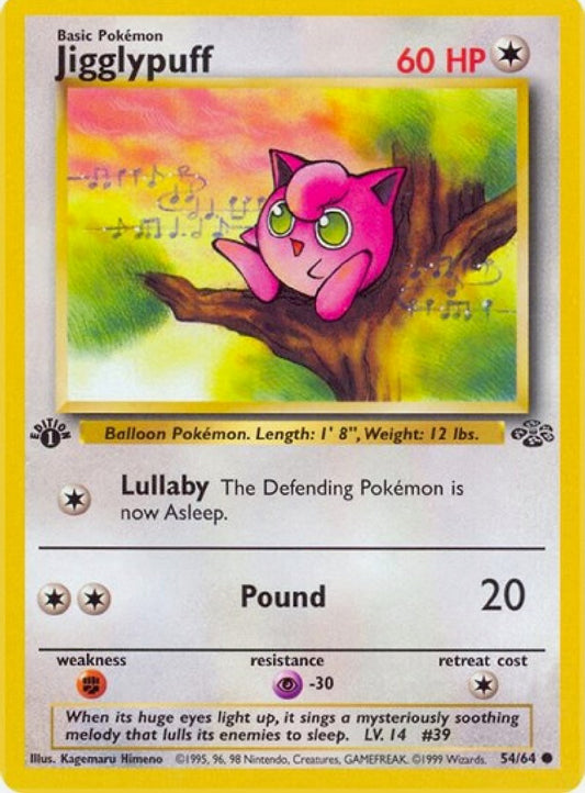 Jigglypuff 1st Edition 54/64 Jungle