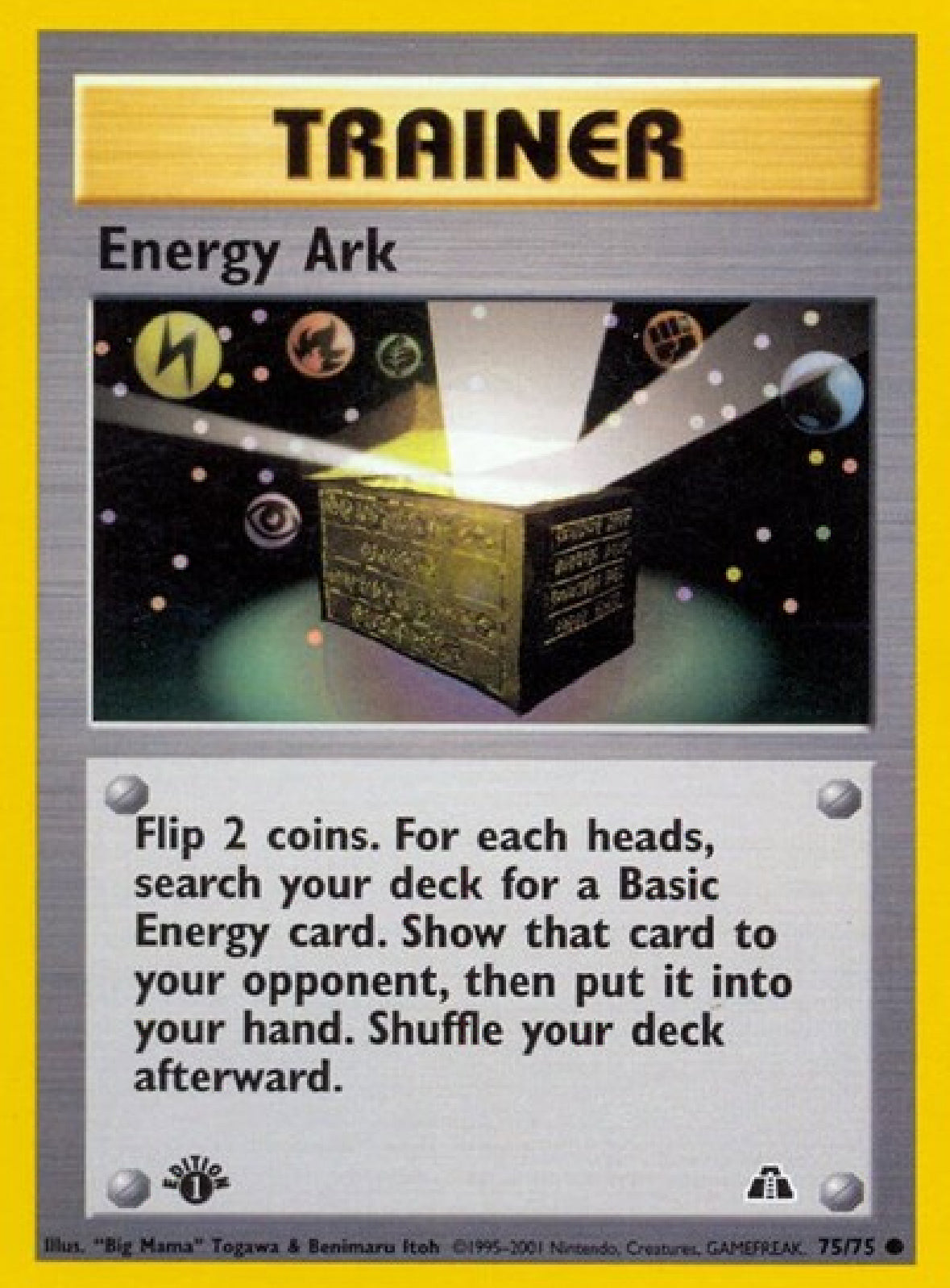 Energy Ark 1st Edition 75/75 Neo Discovery