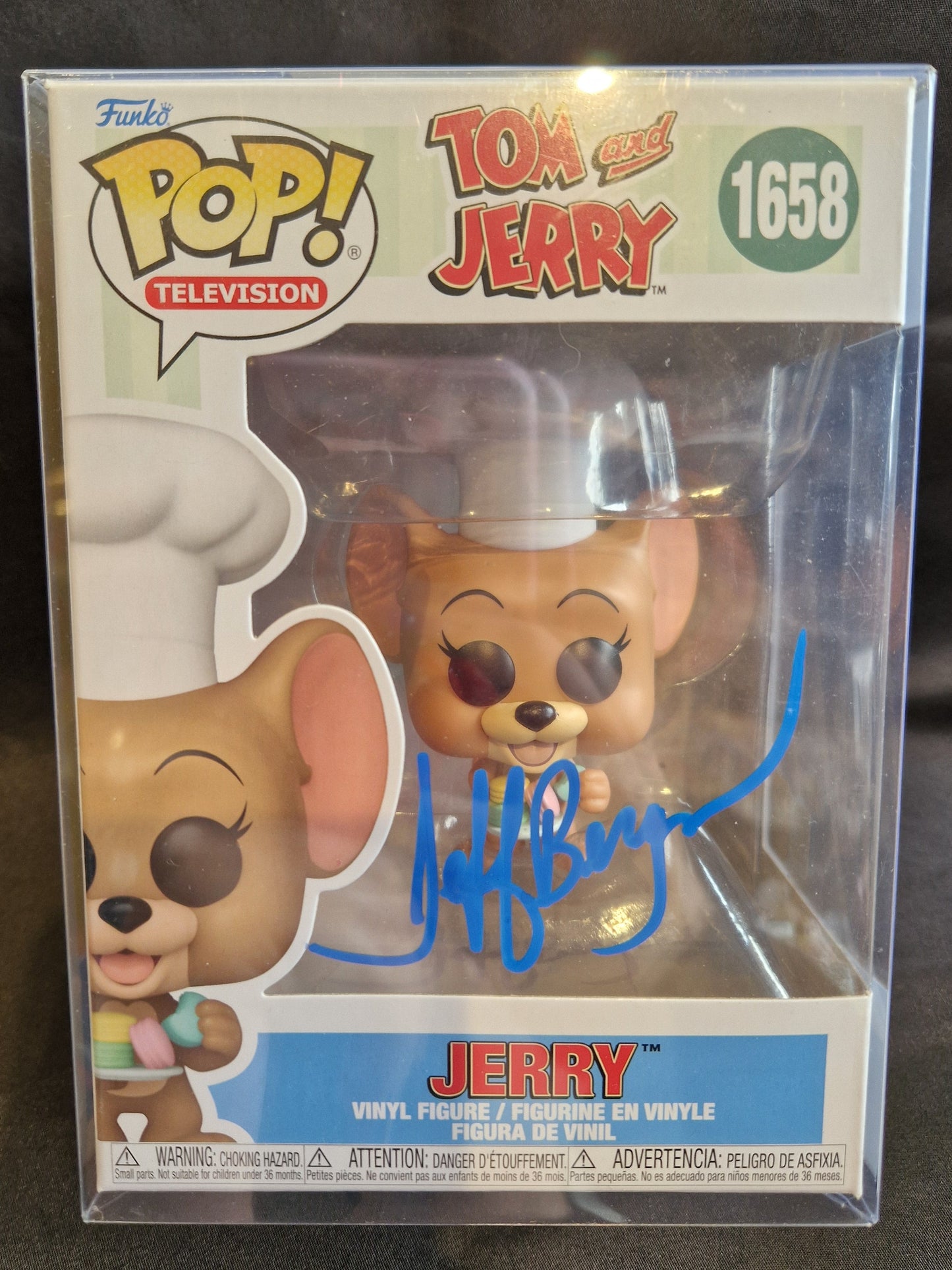 JERRY Funko Pop 1658 signed