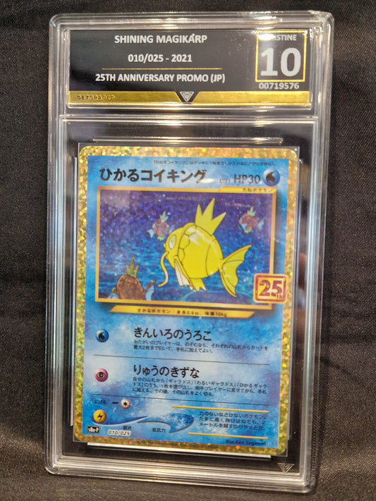 SHINING MAGIKARP 010/025 (JPN) GET GRADED 10 PRISTINE