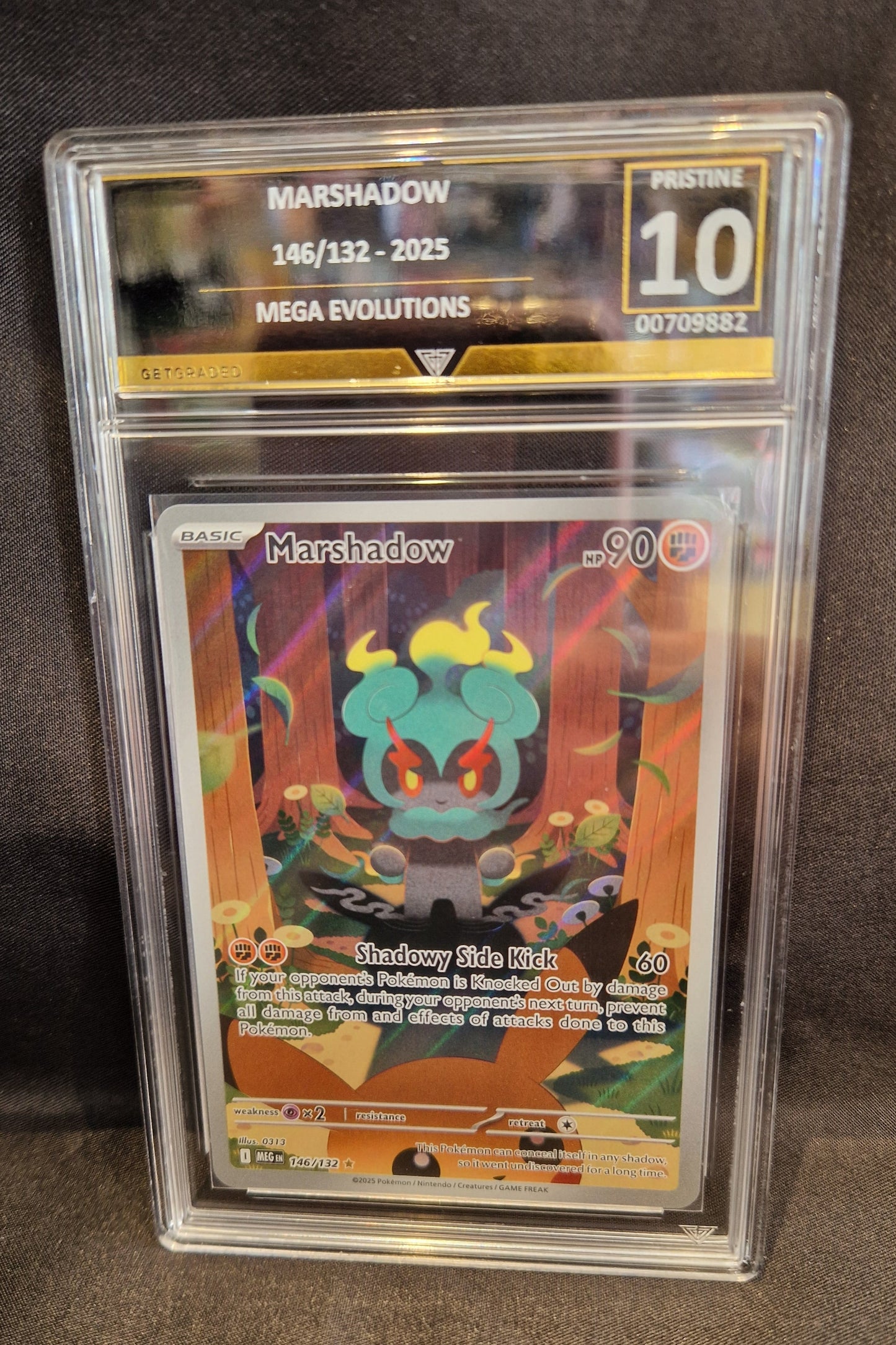 MARSHADOW 146/132 GET GRADED 10 PRISTINE