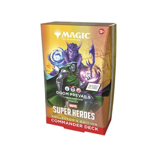 MAGIC THE GATHERING MARVEL SUPERHEROES DOOM PREVAILS COLLECTORS EDITION COMMANDER DECK