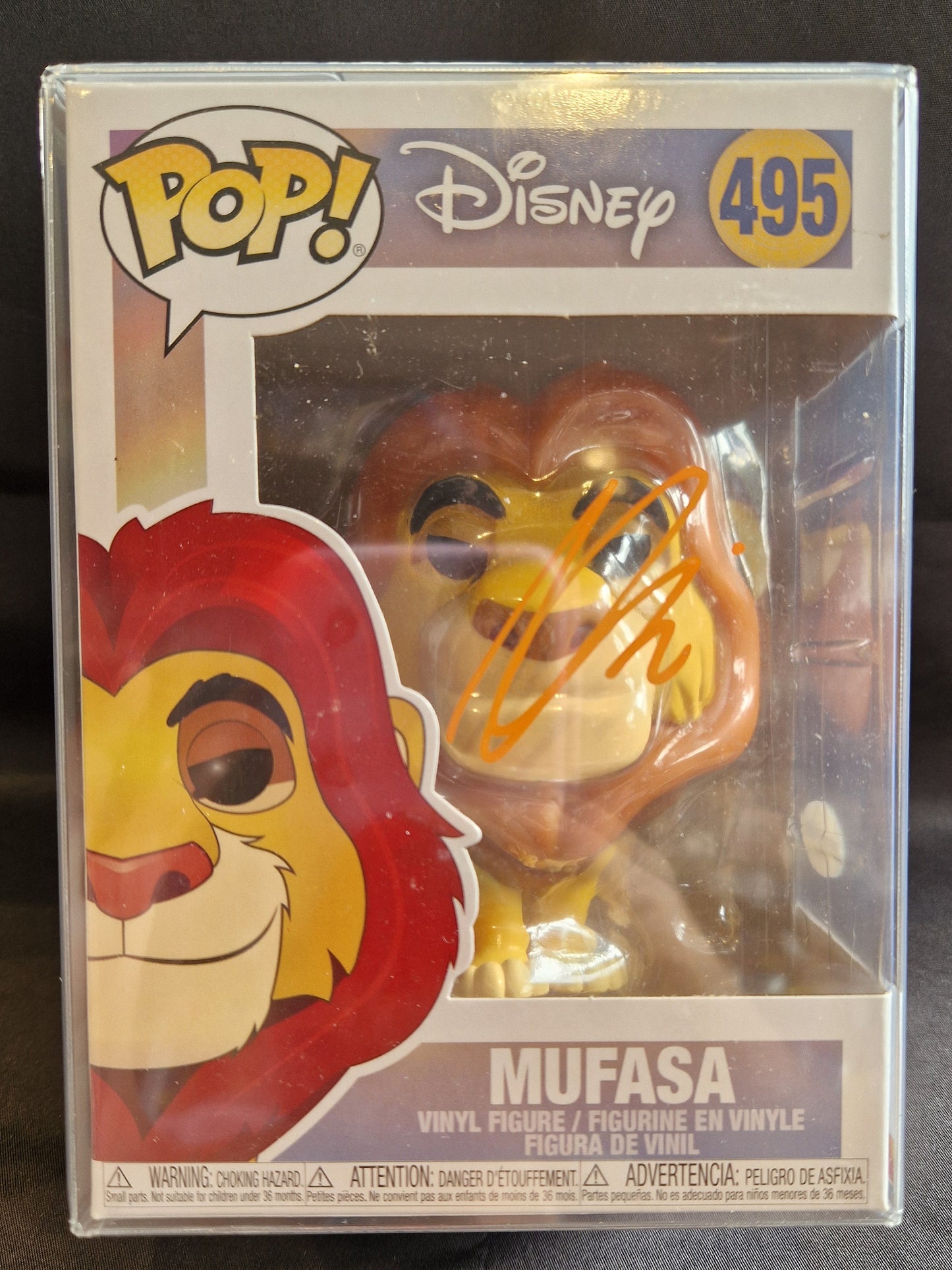 MUFASA Funko Pop 495 signed