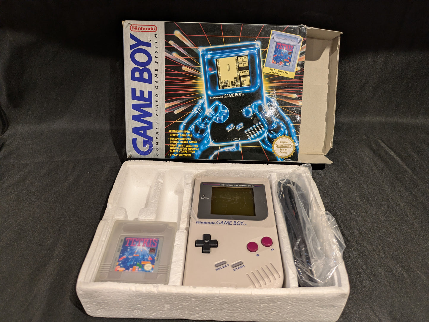 BOXED ORIGINAL NINTENDO GAME BOY DMG -01 EXCELLENT CONDITION