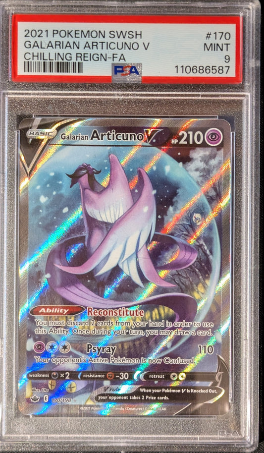 170/198 GALARIAN ARTICUNO V (JP) PSA 10