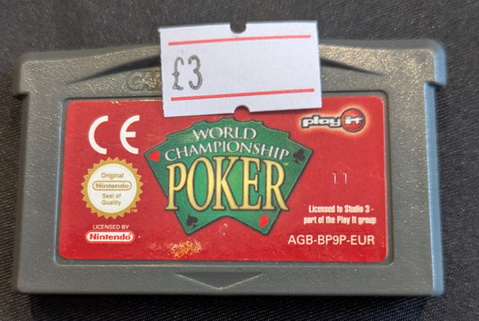 GAMEBOY ADVANCE GAME - WORLD CHAMPIONSHIP POKER