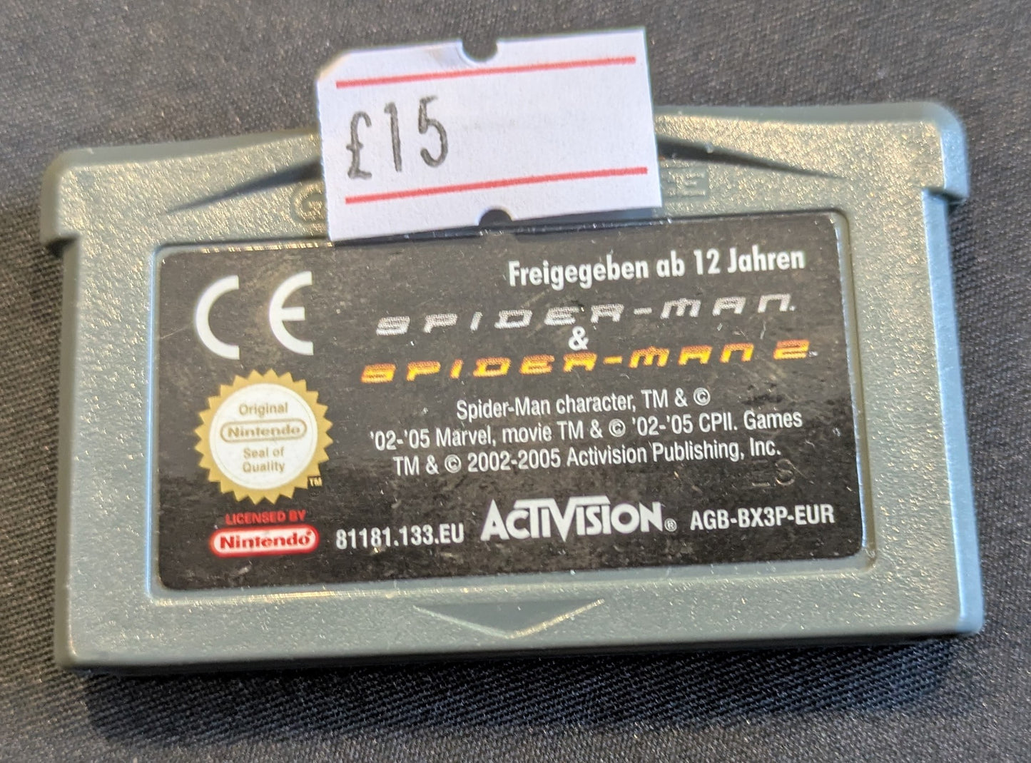 GAMEBOY ADVANCE GAME - SPIDER-MAN & SPIDER-MAN 2
