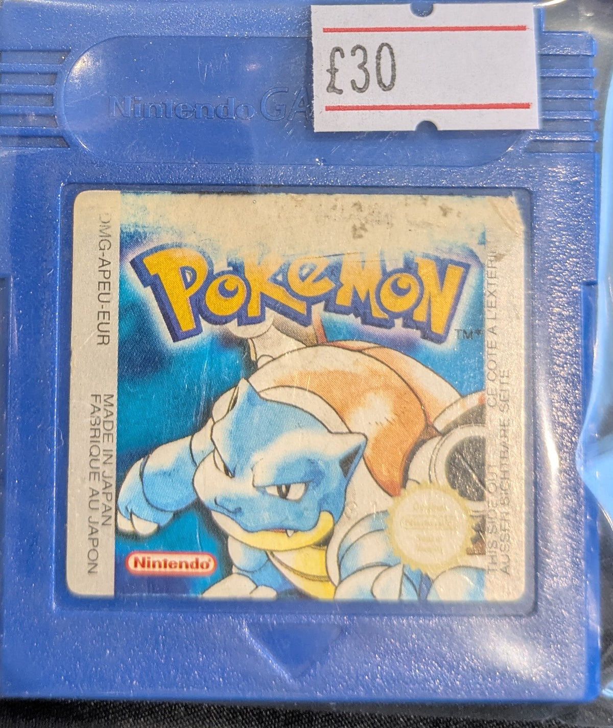GAMEBOY GAME - POKEMON BLUE – Radiant Chain Collectibles