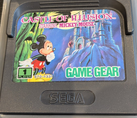 SEGA GAME - CASTLE OF ILLUSION STARRING MICKEY MOUSE GAME GEAR