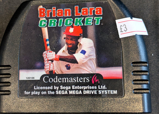 SEGA MEGA DRIVE GAME - BRIAN LARA CRICKET