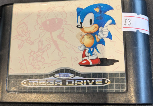 SEGA MEGA DRIVE GAME - SONIC THE HEDGEHOG
