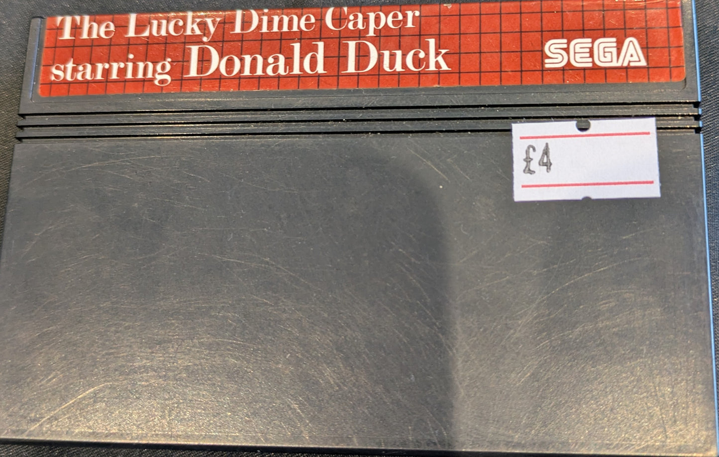 SEGA MASTER SYSTEM GAME - THE LUCKY DIME CAPER STARRING DONALD DUCK