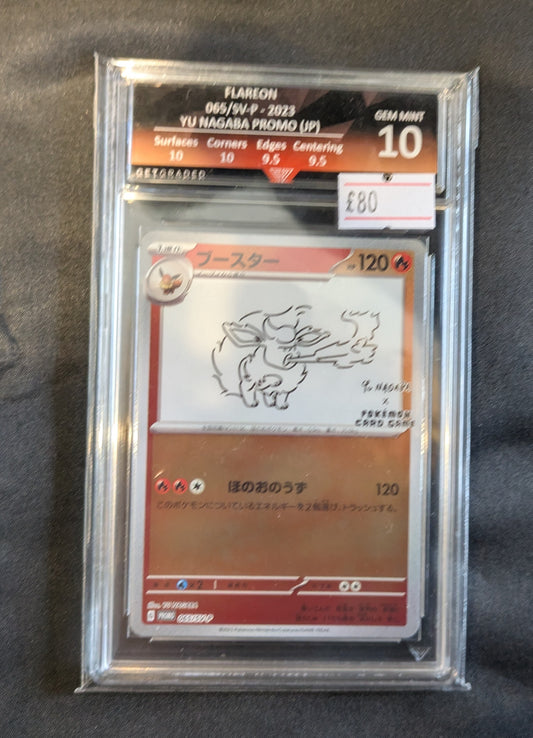 065/SV-P FLAREON GET GRADED 10 PRISTINE