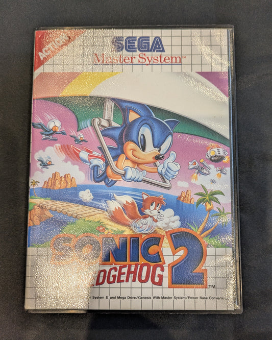 SEGA MEGA DRIVE GAME - SONIC THE HEDGEHOG 2 WITH MANUAL