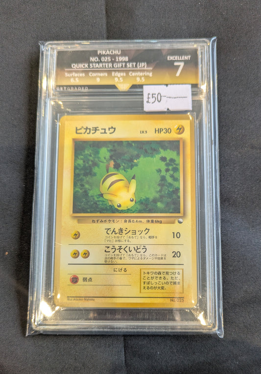 PIKACHU NO.25 GET GRADED 7