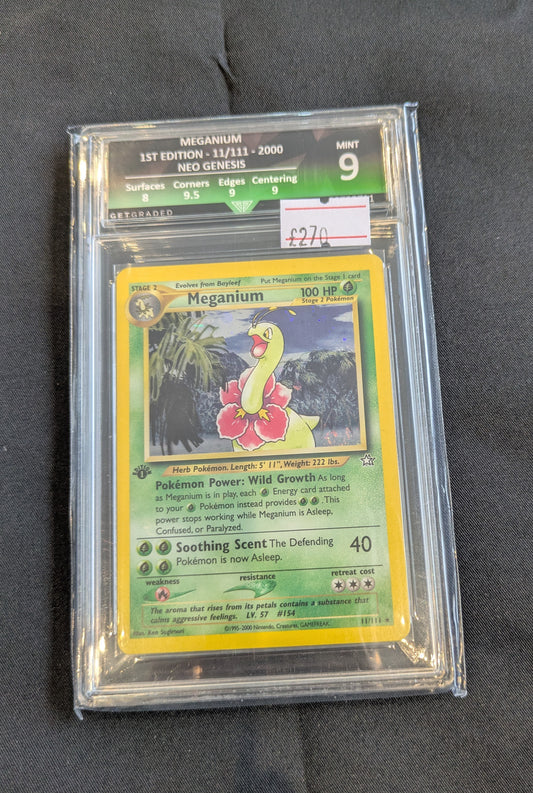 MEGANIUM - 011/111 GET GRADED 9
