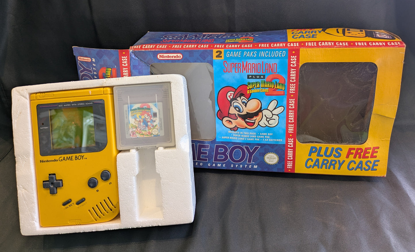 SUPER MARIOLAND BOXED GAMEBOY AND GAME