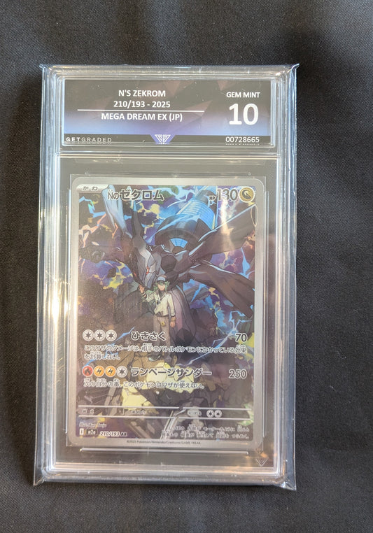 Ns ZEKROM 210/193 GET GRADED 10