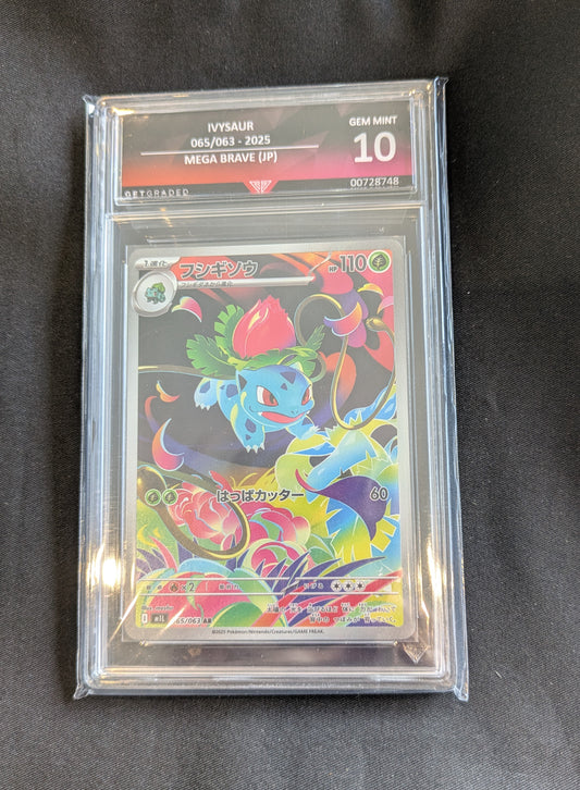 IVYSAUR 065/063 GET GRADED 10