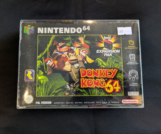 NINTENDO 64 GAME DONKEY KONG STILL BOXED