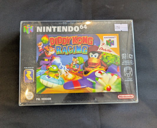 NINTENDO 64 DIDDY KONG RACING GAME STILL BOXED