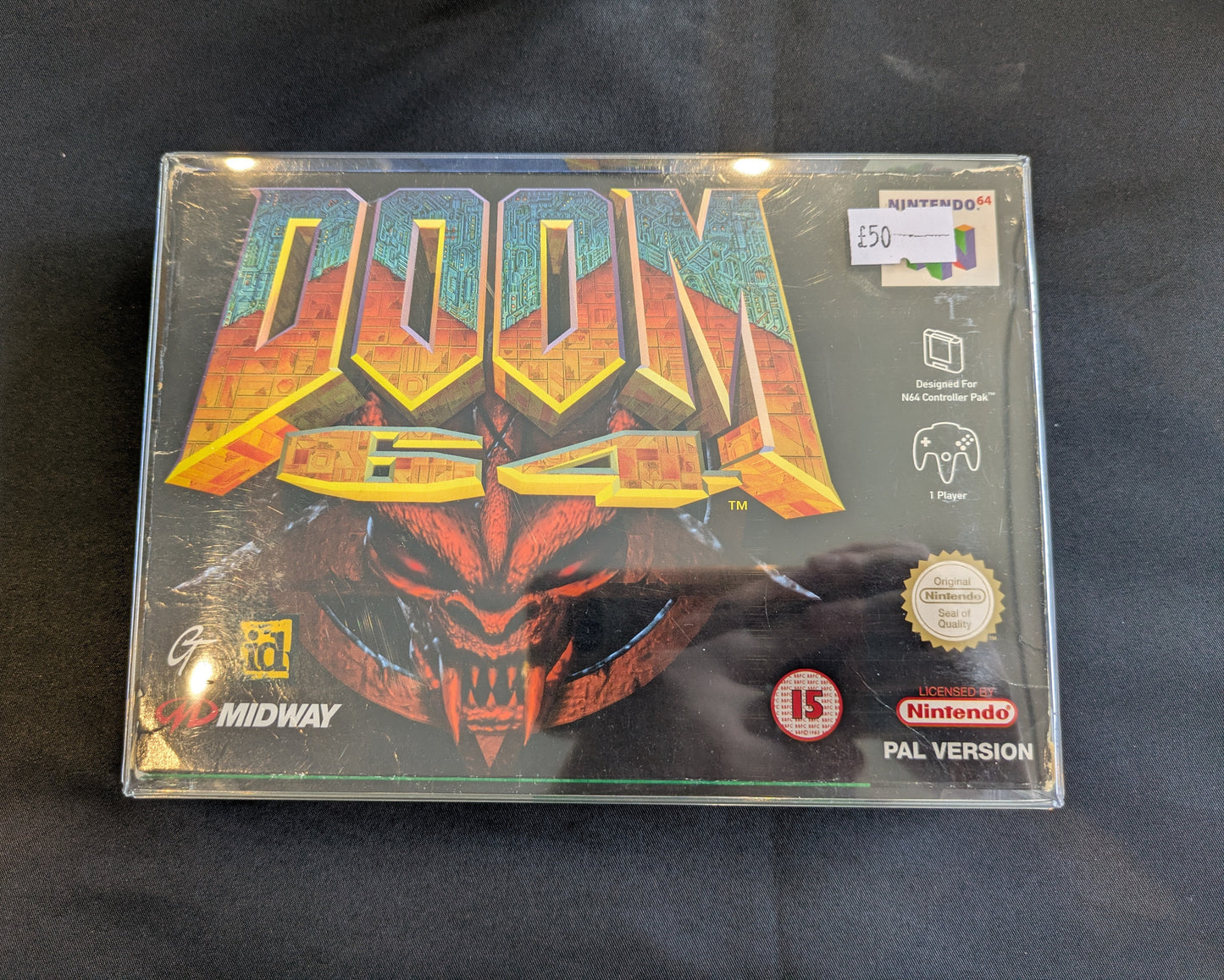 NINTENDO 64 GAME DOOM STILL BOXED