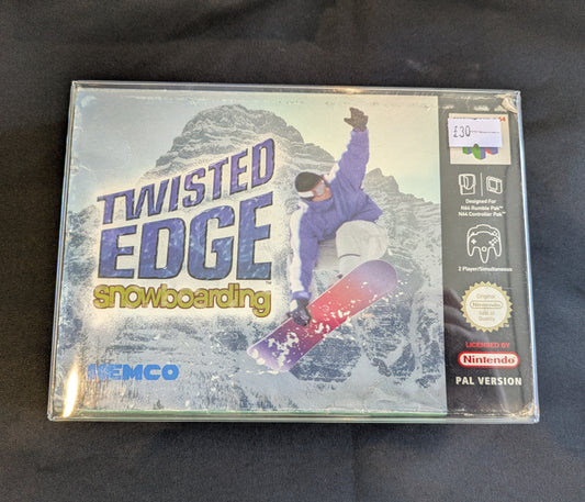 NINTENDO 64 GAME TWISTED EDGE SNOWBOARDING STILL BOXED