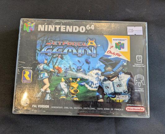 NINTENDO 64 GAME JET FORCE GEMINI STILL BOXED