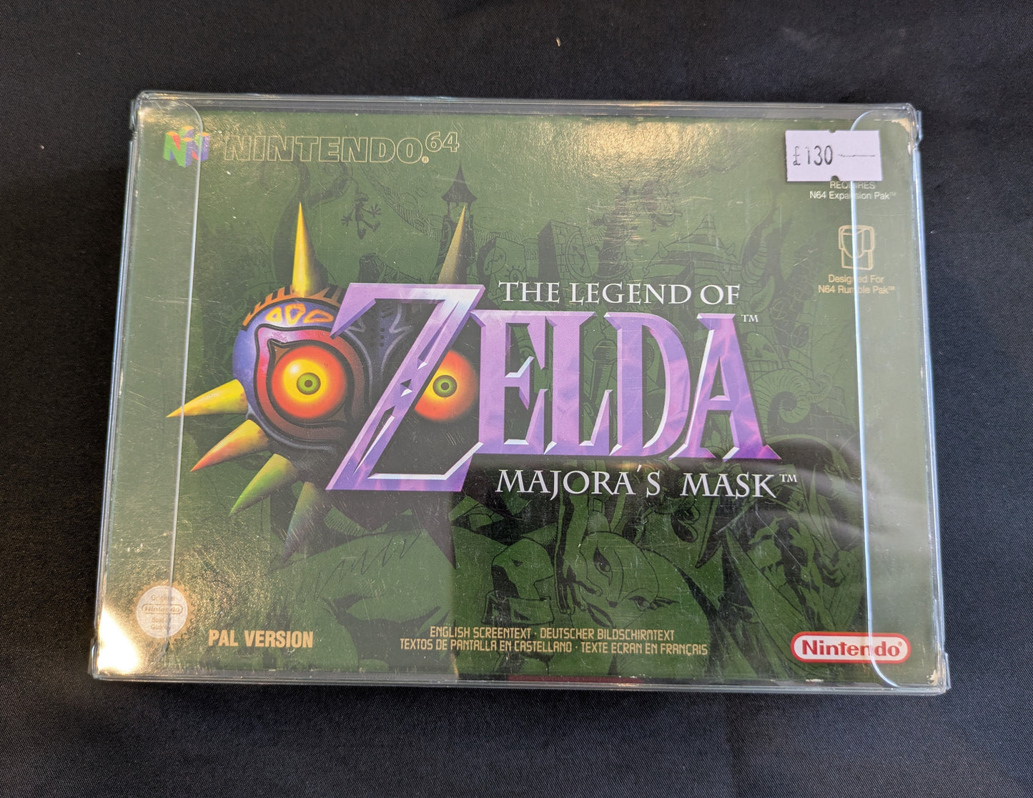 NINTENDO 64 GAME ZELDA - MAJORAS MASK STILL BOXED