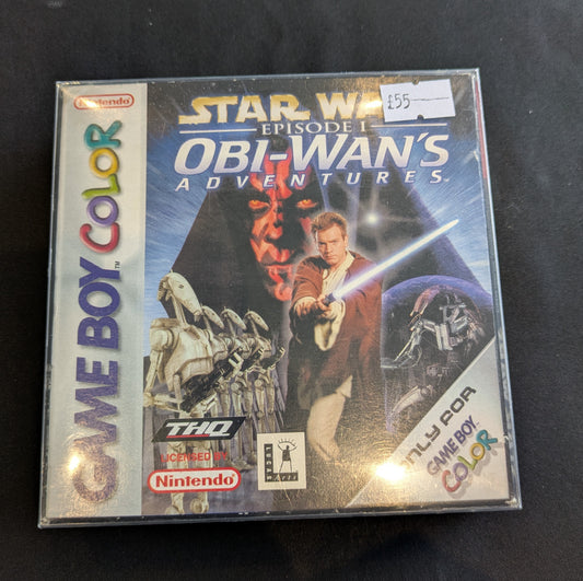GAME BOY COLOR GAME STAR WARS OBI WANS ADVENTURE BOXED