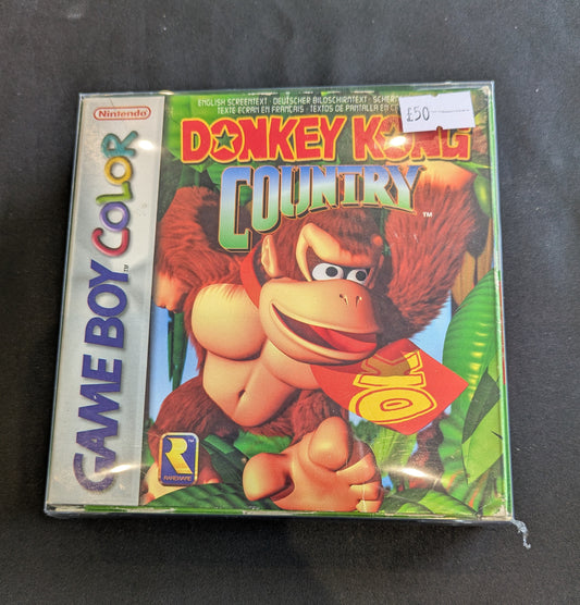 GAME BOY COLOR GAME DONKEY KONG COUNTRY BOX