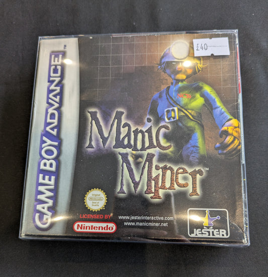 GAME BOY ADVANCE GAME MANIC MINER BOXED