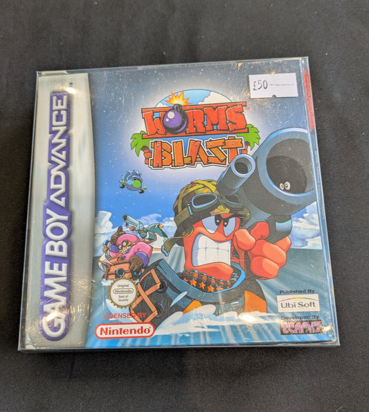 GAME BOY ADVANCE GAME WORMS BLAST STILL BOXED