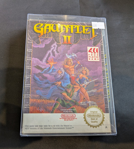 NINTENDO ENTERTAINMENT SYSTEM GAME GAUNTLET II BOXED