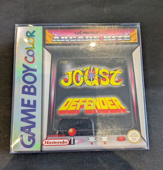 GAME BOY COLOR GAME JOUST DEFENDER BOXED