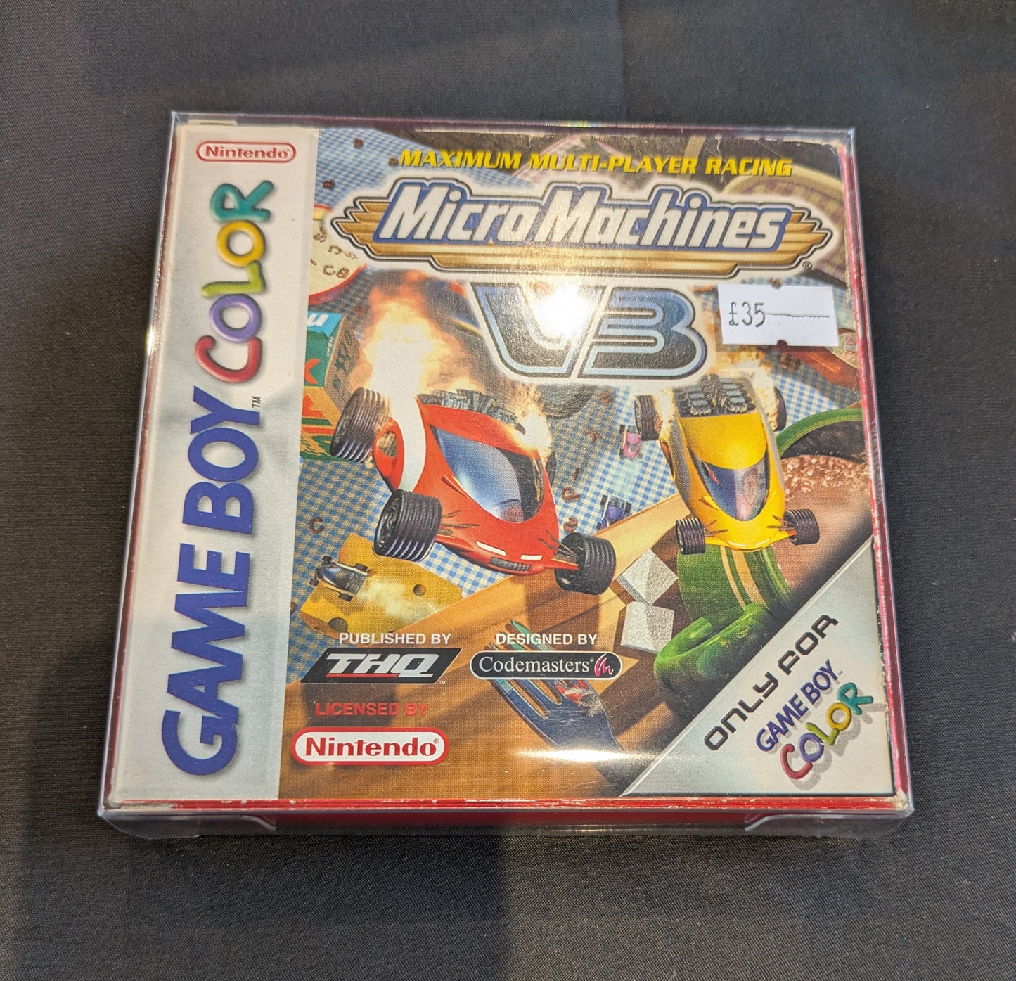 GAME BOY GAME MICRO MACHINES V3 BOXED