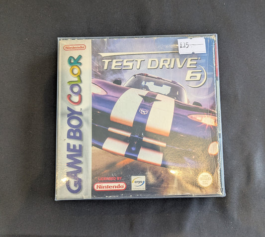 GAME BOY COLOR GAME TEST DRIVE 6 BOXED