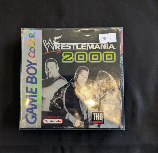 GAME BOY COLOR GAME WRESTLEMANIA 2000 BOXED