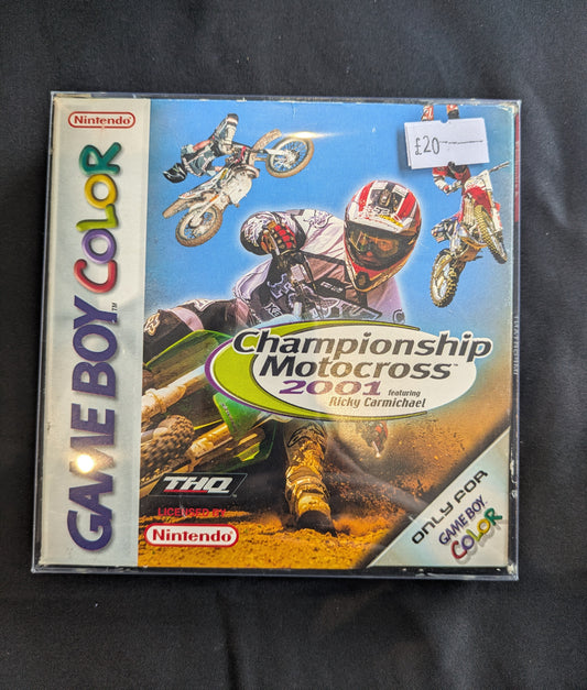 GAME BOY COLOR GAME CHAMPIONSHIP MOTOCROSS 2001 BOXED