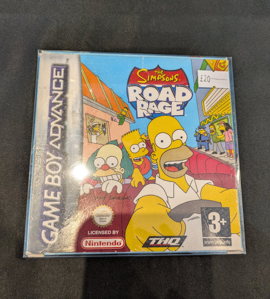 GAME BOY ADVANCE GAME SIMPSONS ROAD RAGE BOXED