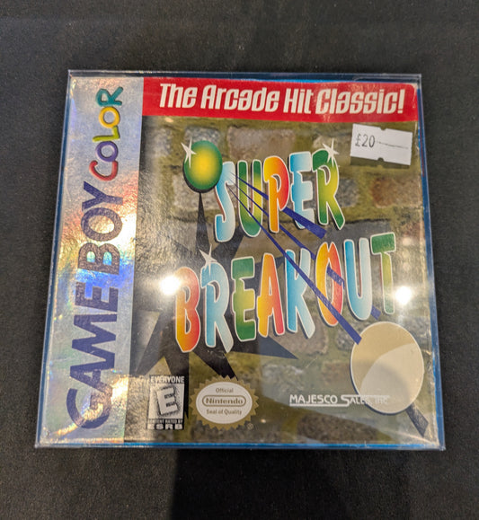 GAME BOY COLOR GAME SUPER BREAKOUT BOXED