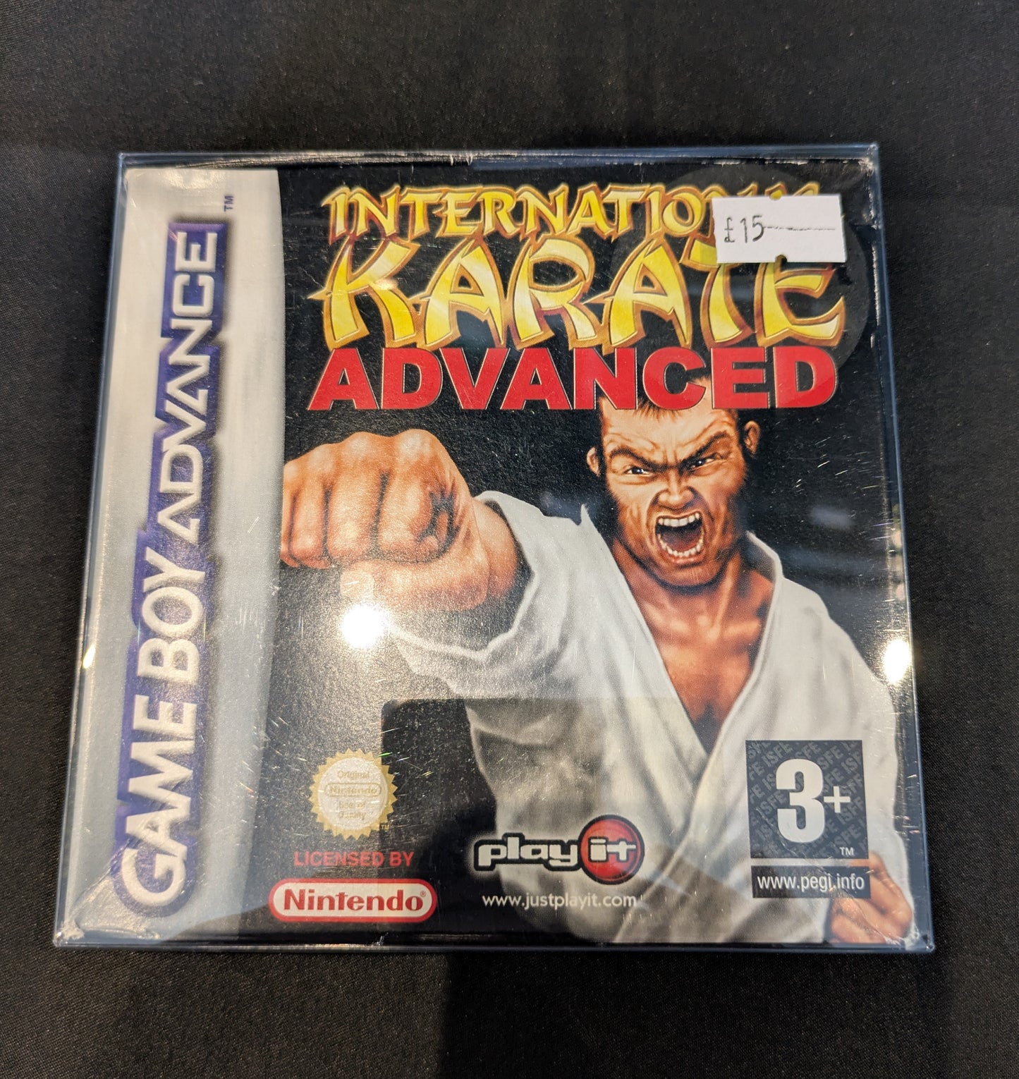 GAME BOY ADVANCE GAME INTERNATIONAL KARATE ADVANCED BOX