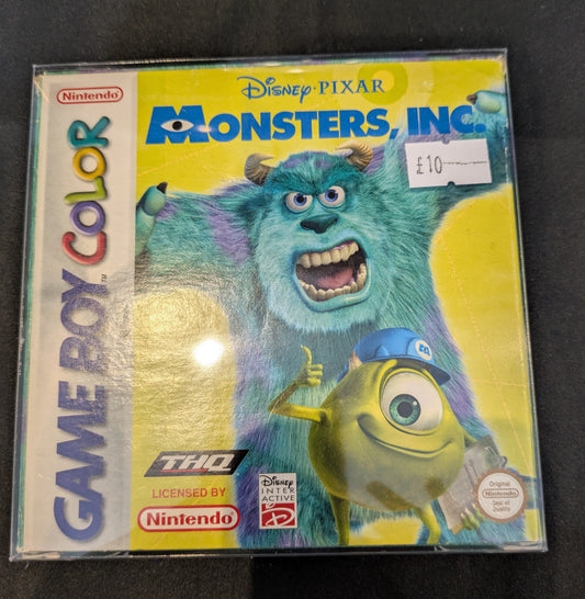 GAME BOY COLOR GAME MONSTERS INC BOXED