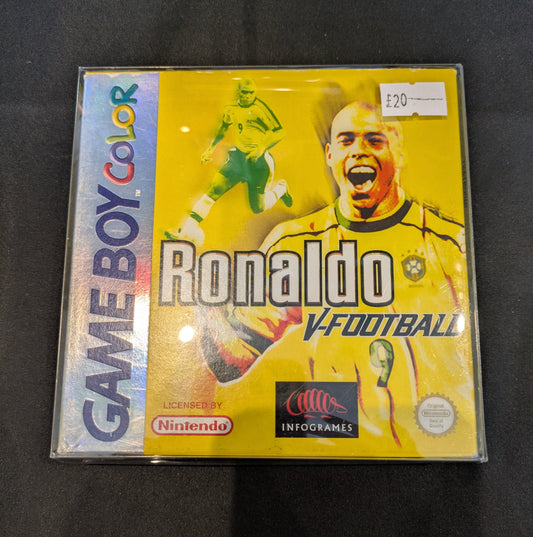 GAME BOY COLOR GAME RONALDO V-FOOTBALL BOX