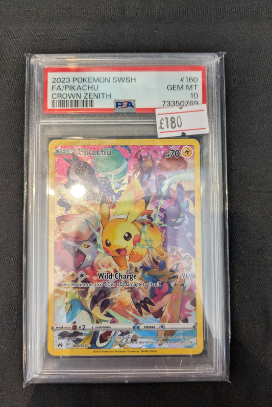 160/159 PIKACHU PSA 10
