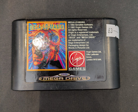SEGA MEGA DRIVE GAME MEGA LO MANIA